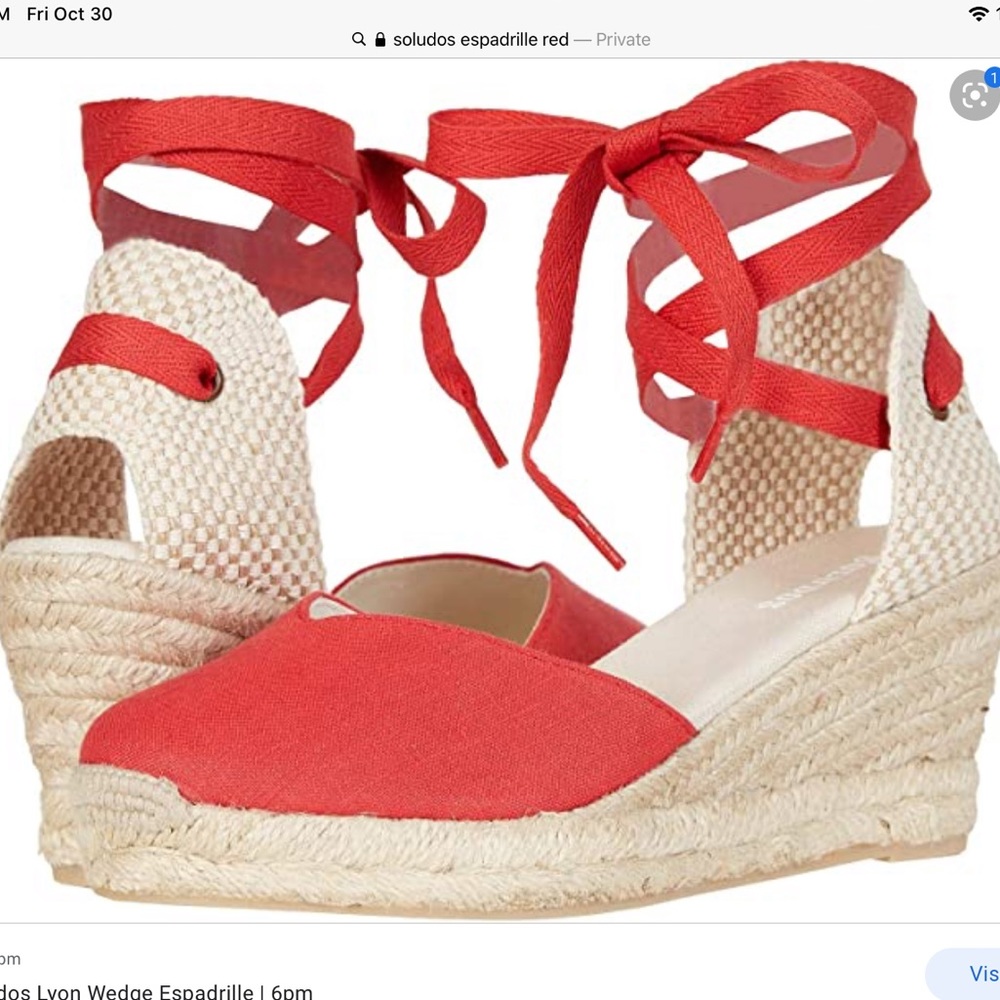 Like new Soludos espadrilles
